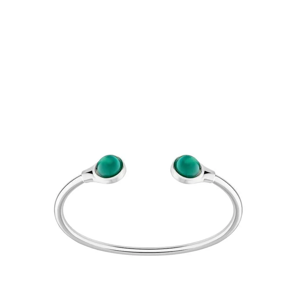 Fashion Cabochon Flexible Bangle Bracelets
