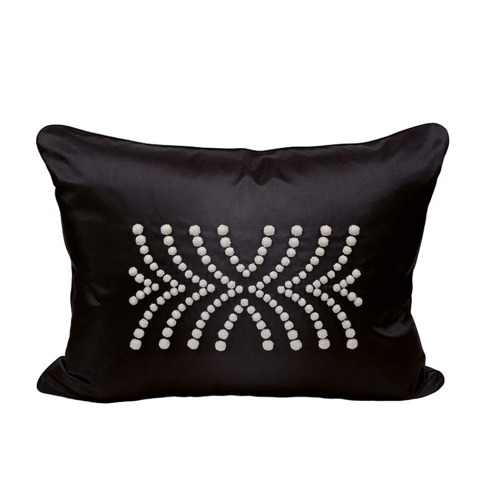 Sale Demi Coutard beaded large cushion Soft Furnishings