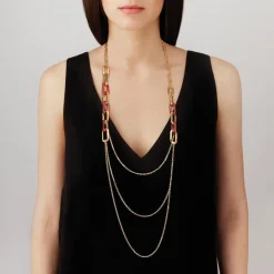Discount Empreinte animale long necklace Necklaces