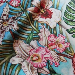 Online Foulard by Ginny Litscher, Blue Jungle design Scarves