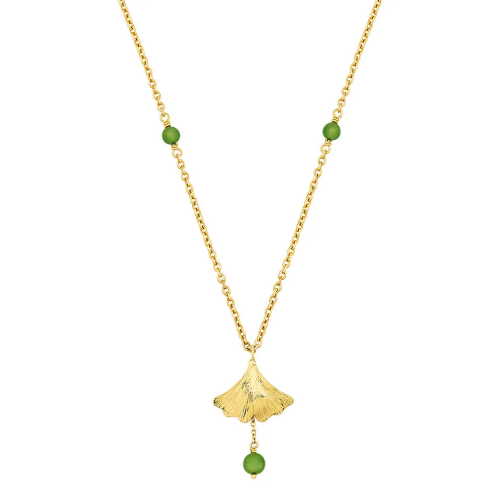 Fashion Ginkgo small necklace Necklaces