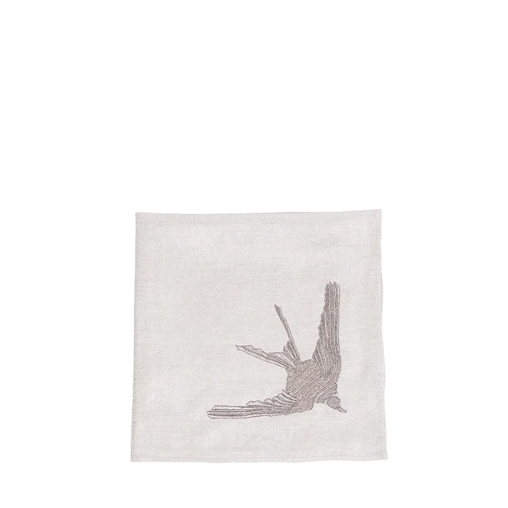 Outlet Hirondelle embroidered napkin Soft Furnishings