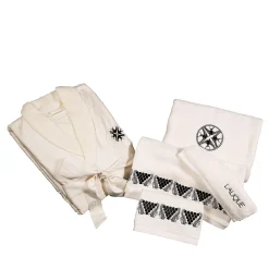 Outlet Hirondelles embroidered bathrobe Soft Furnishings