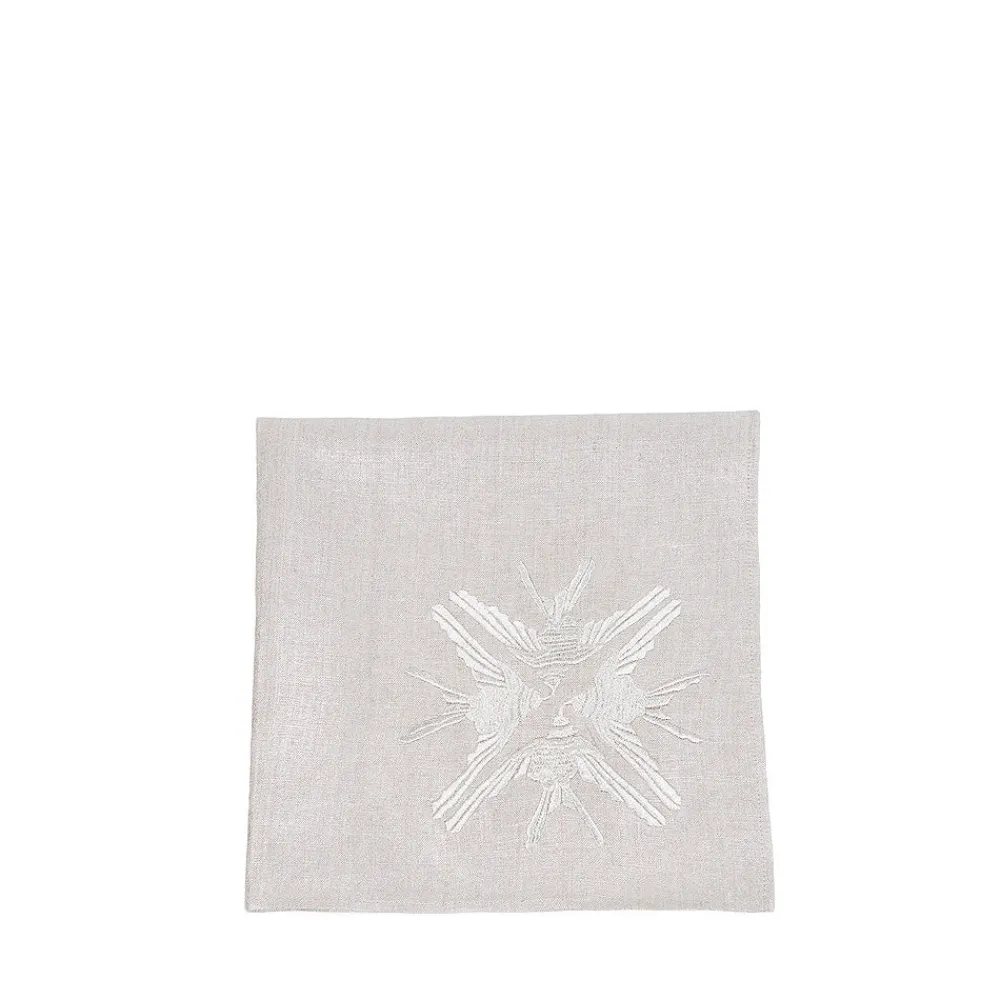 Flash Sale Hirondelles embroidered napkin Soft Furnishings