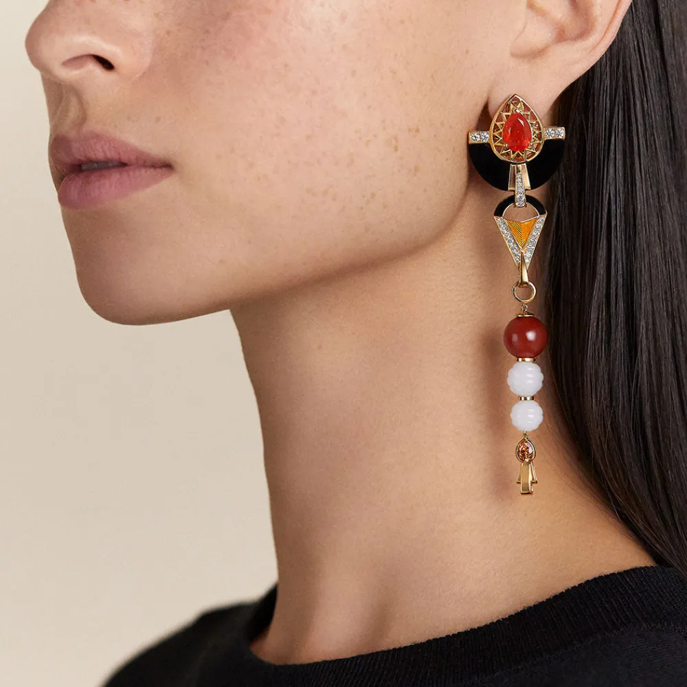 Fashion L'Oiseau de Feu Earrings, Large Earrings
