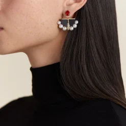 Flash Sale L'Oiseau de Feu Earrings, Small (Ear Jackets) Earrings