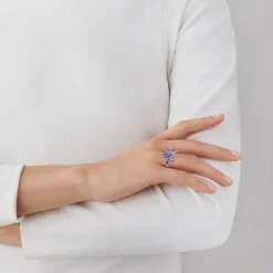 Store Papillon ring Rings